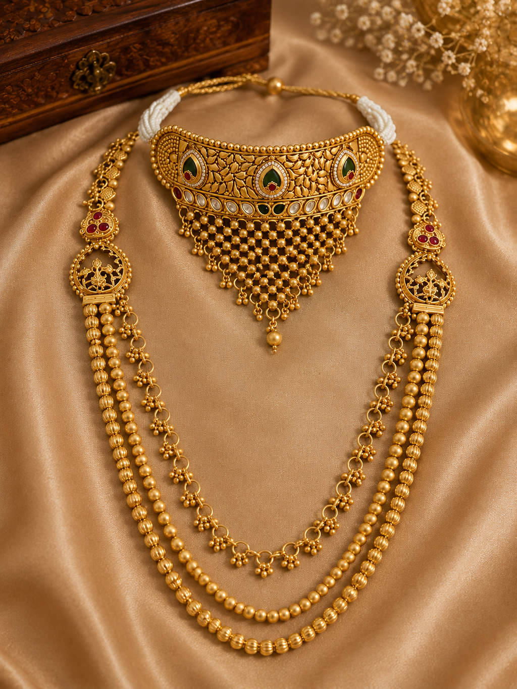 Maharani Heritage Long Necklace Set