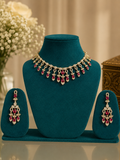 Ruby Royale Choker Necklace Set