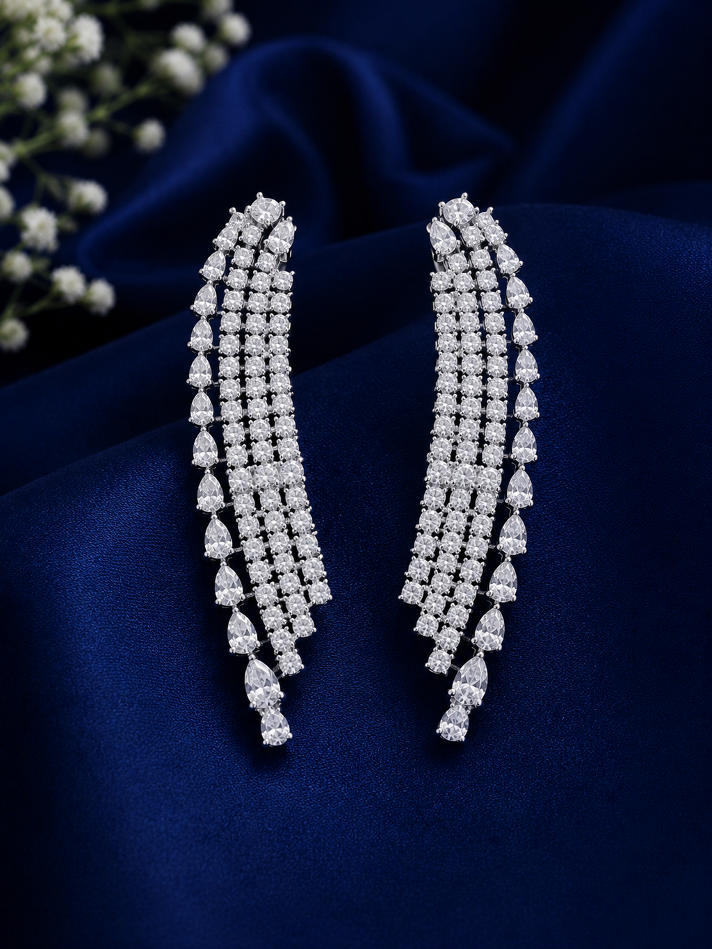 Radiant Elegance American Diamond Choker Set
