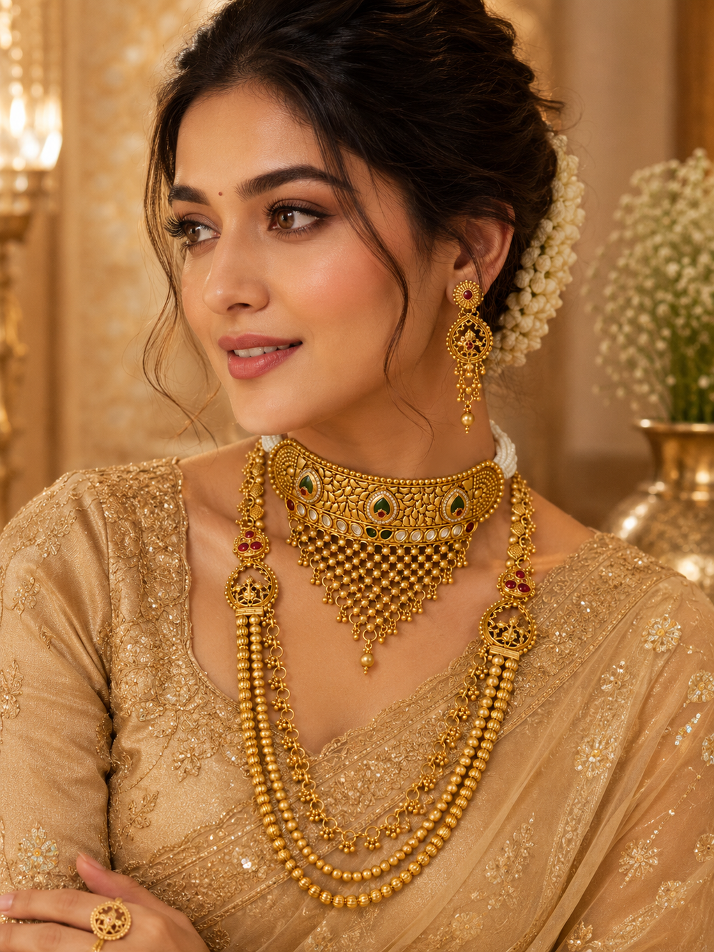 Maharani Heritage Long Necklace Set