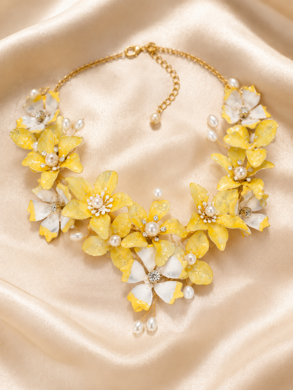 Sunflower Bloom Floral Jewelry Set