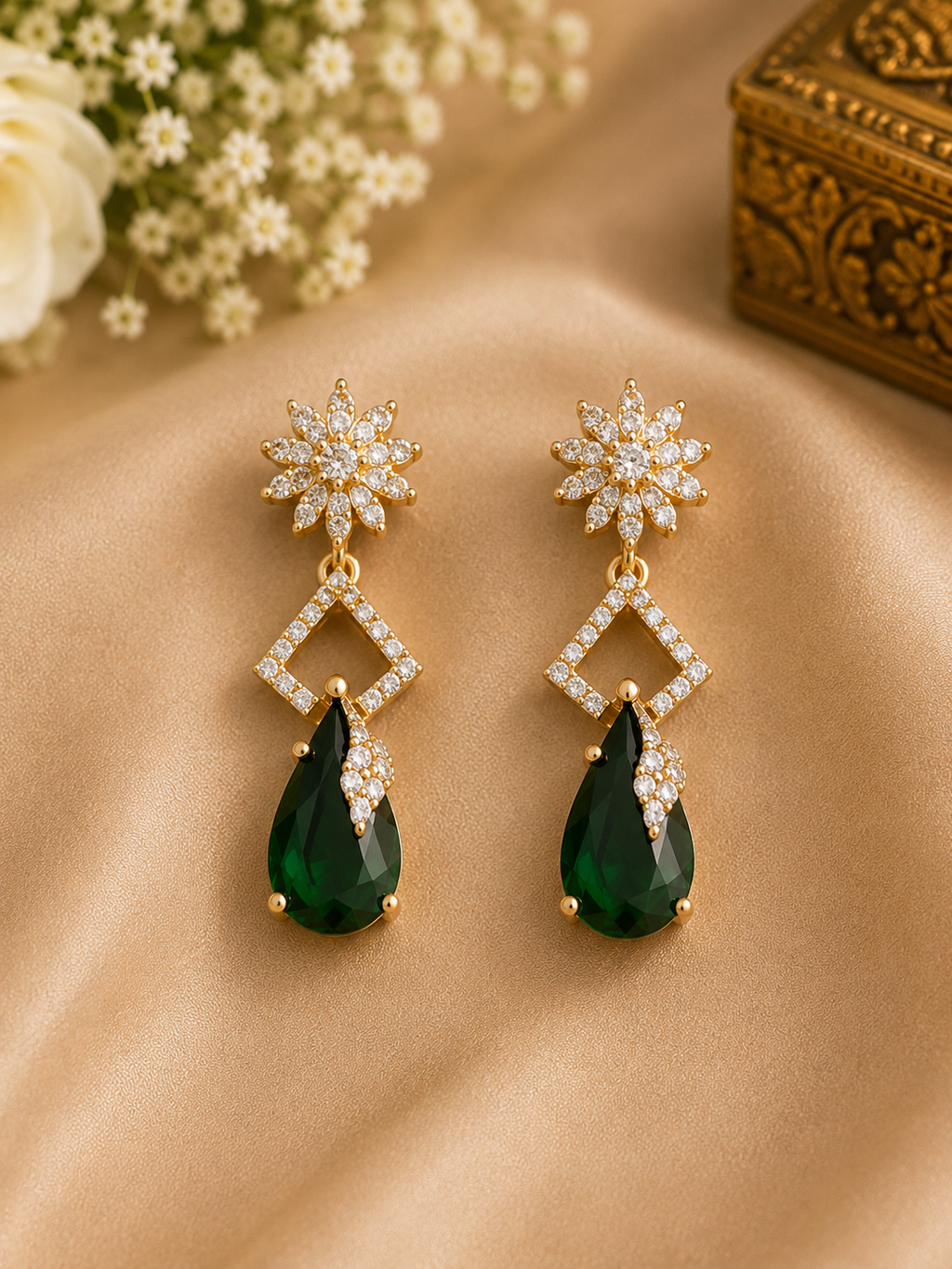 Emerald Royale Necklace Set