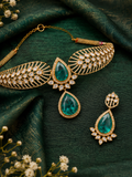 Emerald Royale Kundan Choker Set