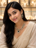Royal Emerald Heritage Necklace Set