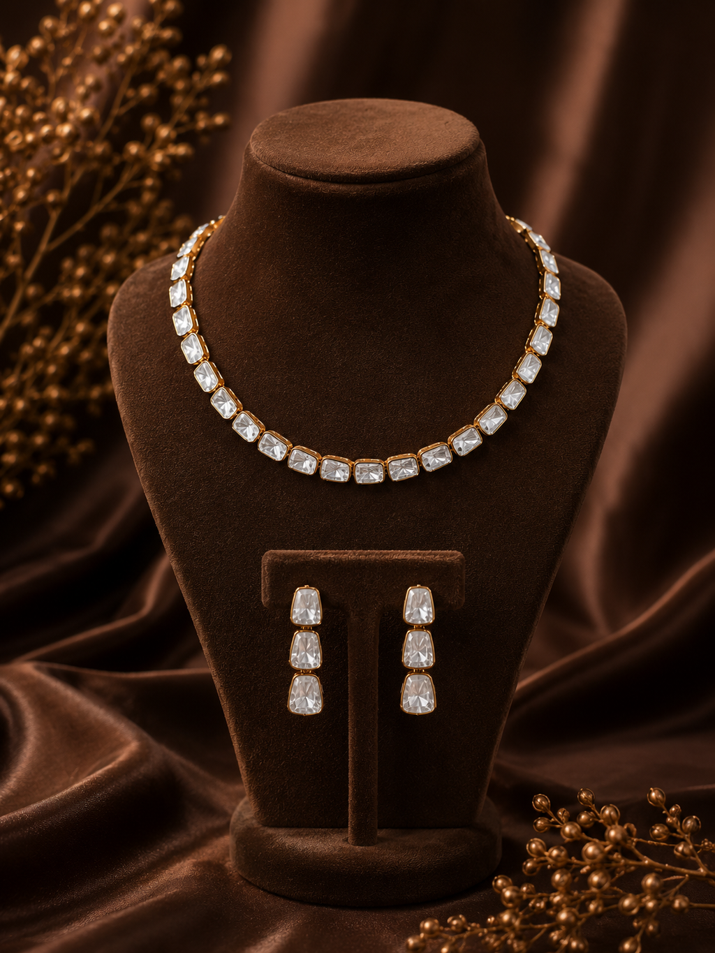 Crystal Grace Necklace Set
