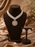 Ivory Bloom Pearl Choker Set