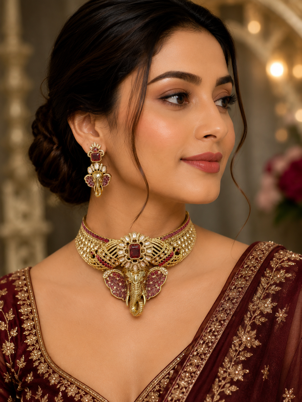 Royal Ganesha Heritage Choker Set