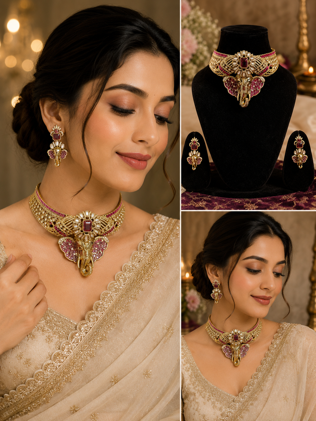 Royal Ganesha Heritage Choker Set