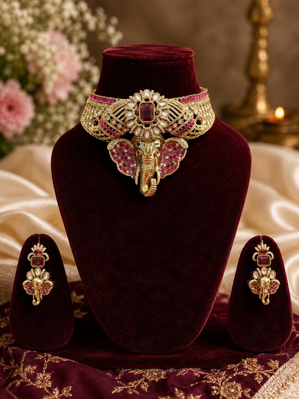 Royal Ganesha Heritage Choker Set