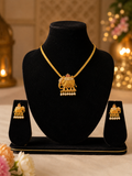Ethnic Elephant Charm Necklace Set