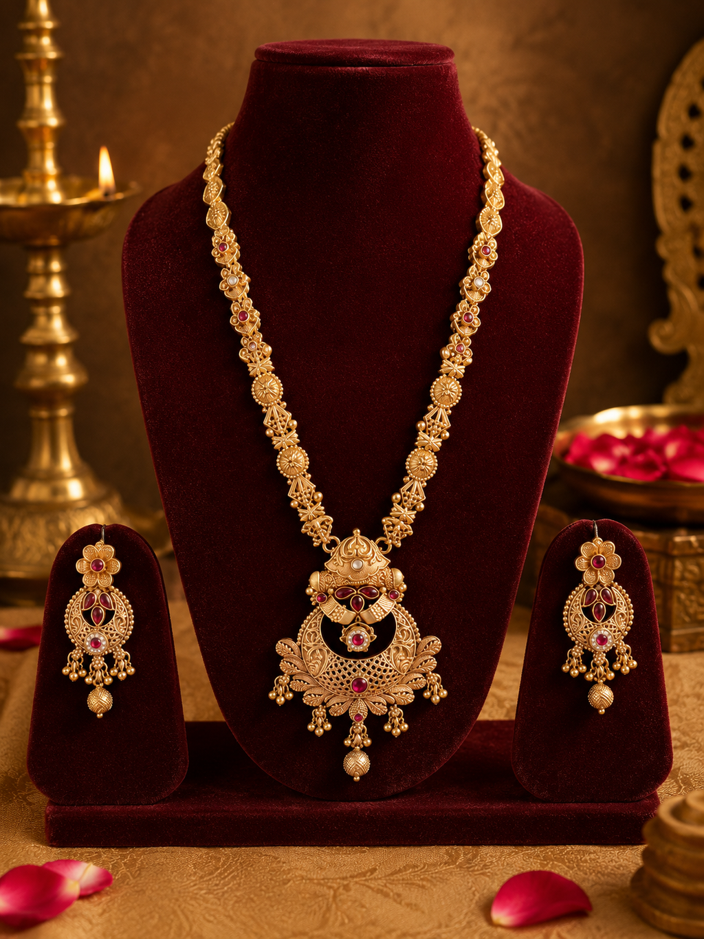 Maharani Mayura Necklace Set