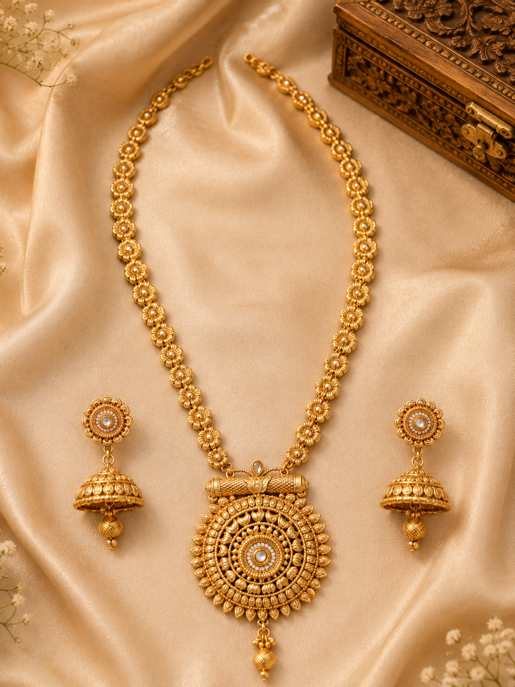 Surya Chakra Heritage Pendant Set