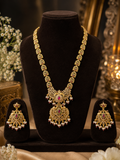 Rajvanshi Peacock Heritage Long Necklace Set
