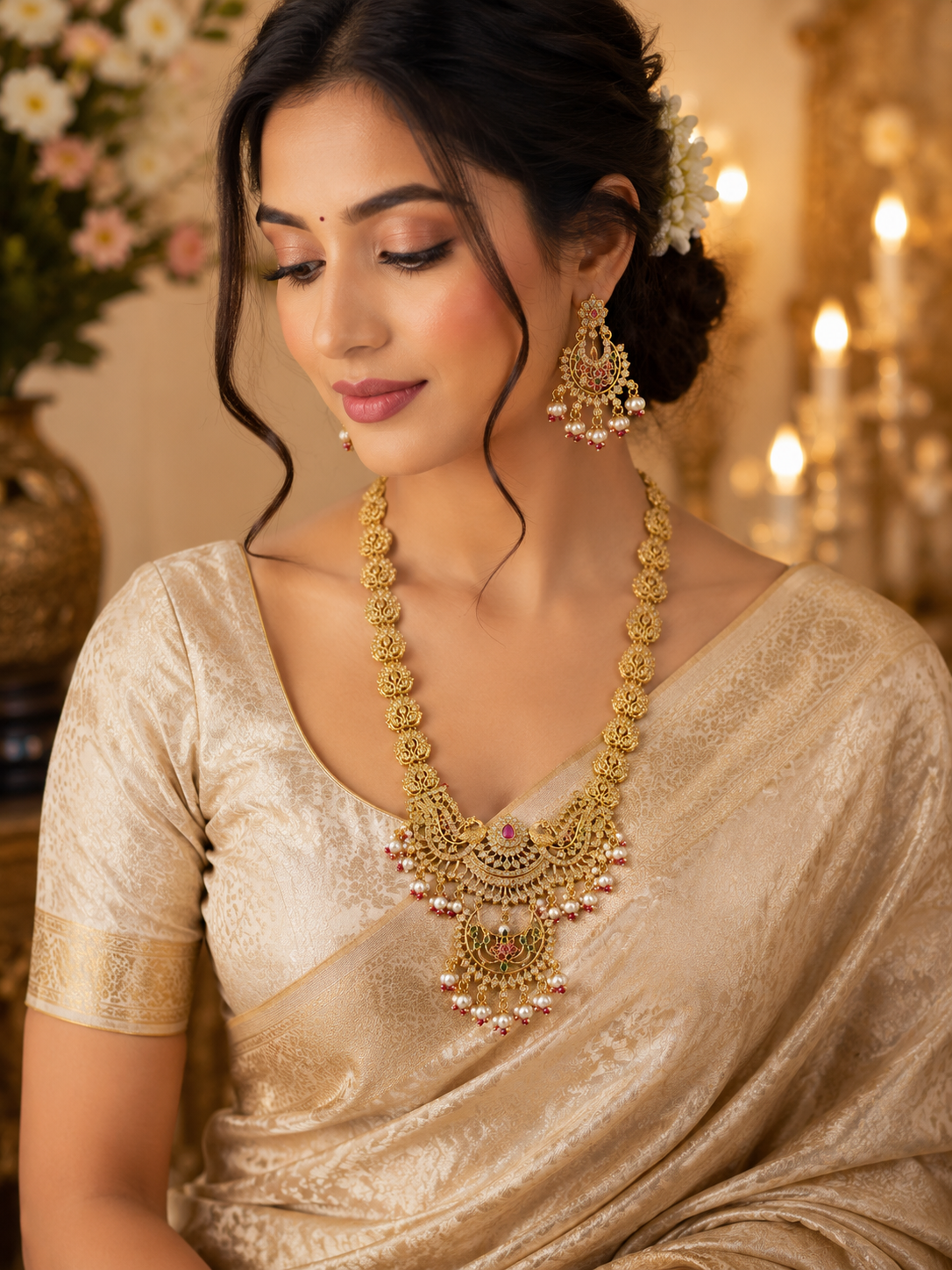 Peacock Royale Designer Necklace Set