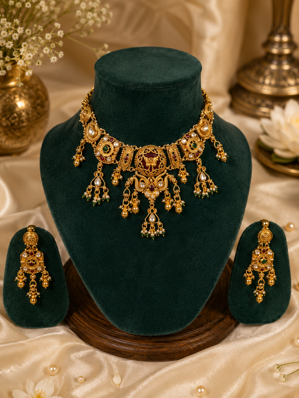 Shahi Vilas Temple Jewelry Set