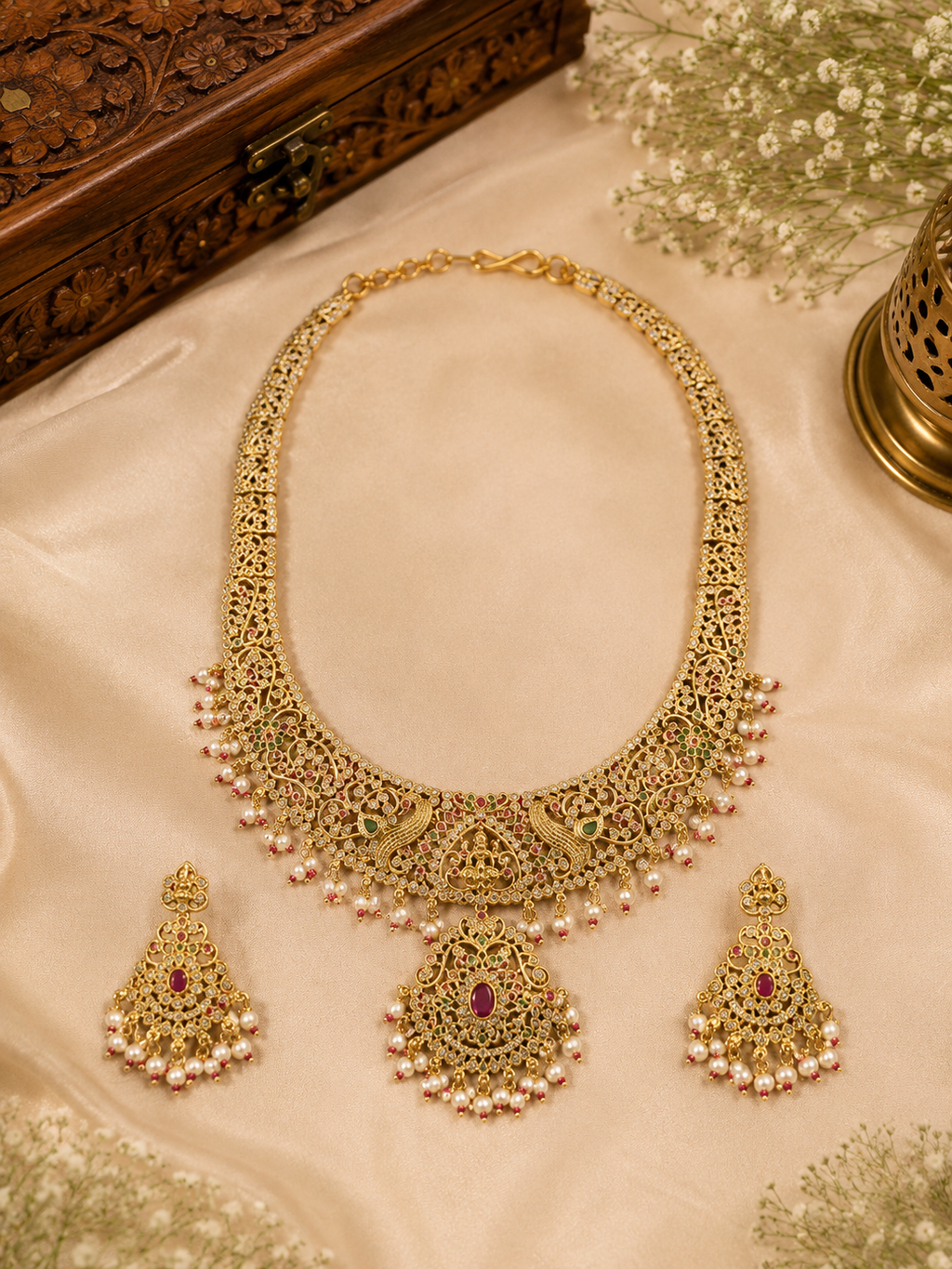 Rajwada Mayur Elegance Necklace