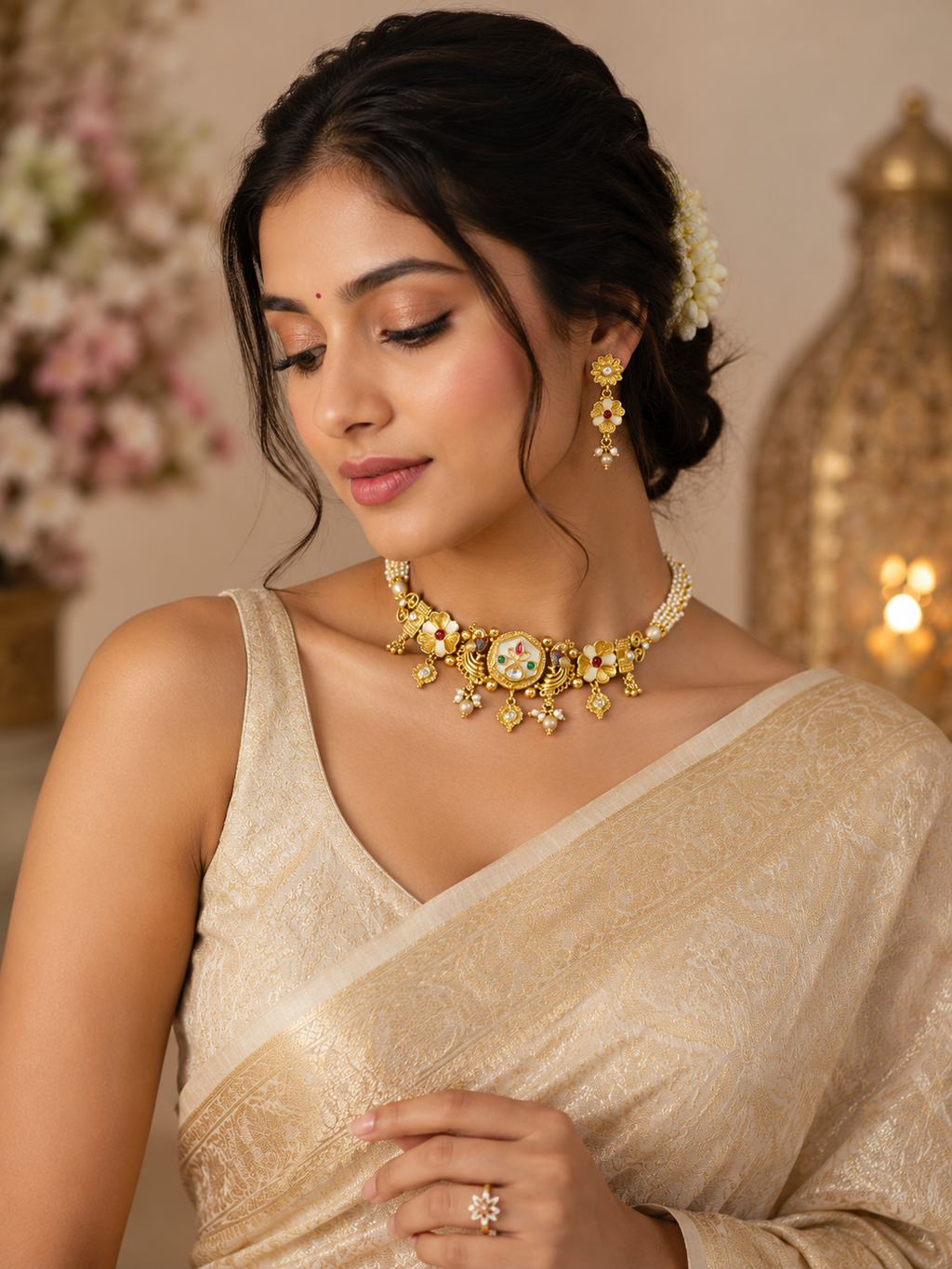 Meher Noor Heritage Choker Set