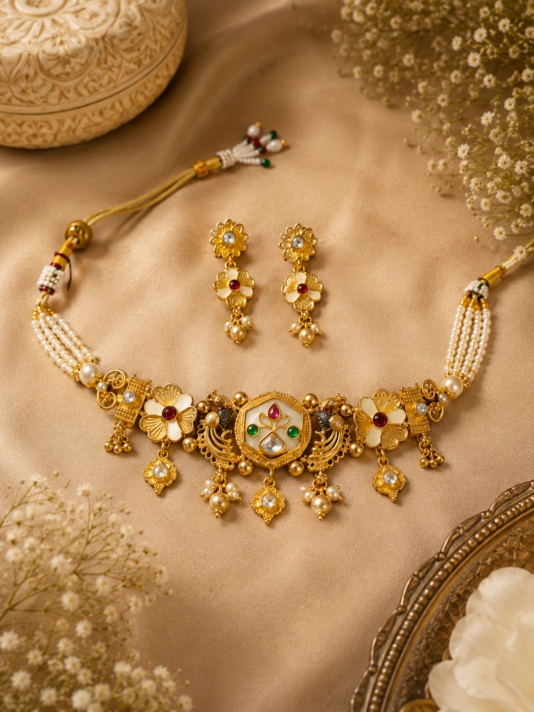 Meher Noor Heritage Choker Set