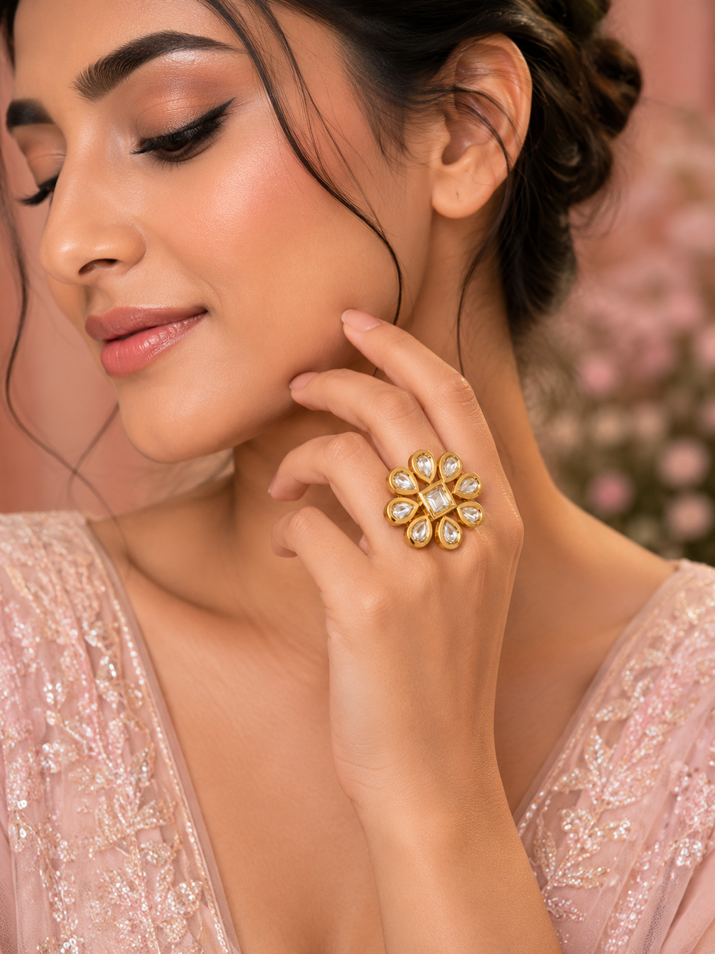 Regal Lotus Ring