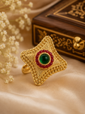 Emerald Star Heritage Ring