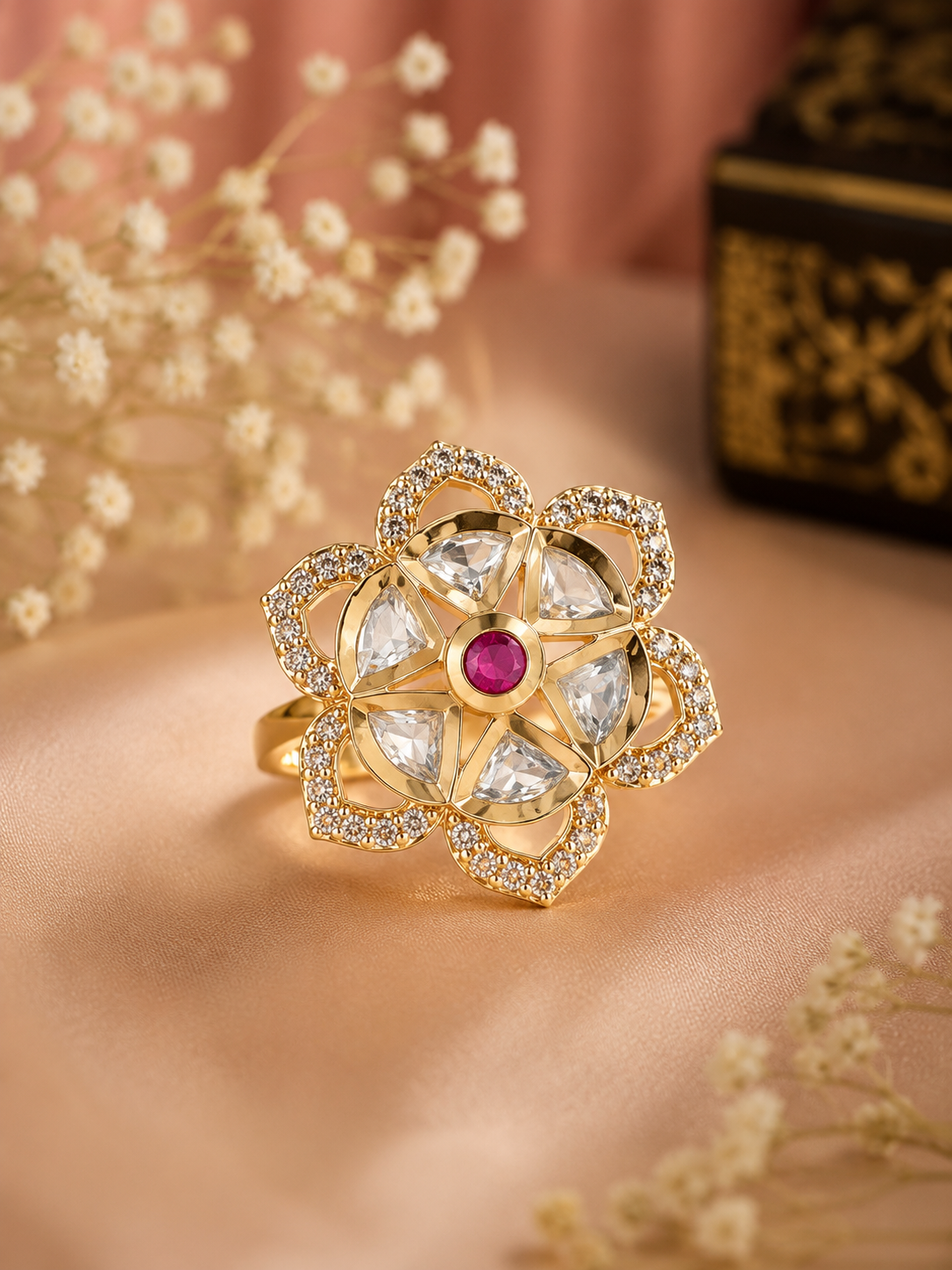 Rose Royale Statement Ring