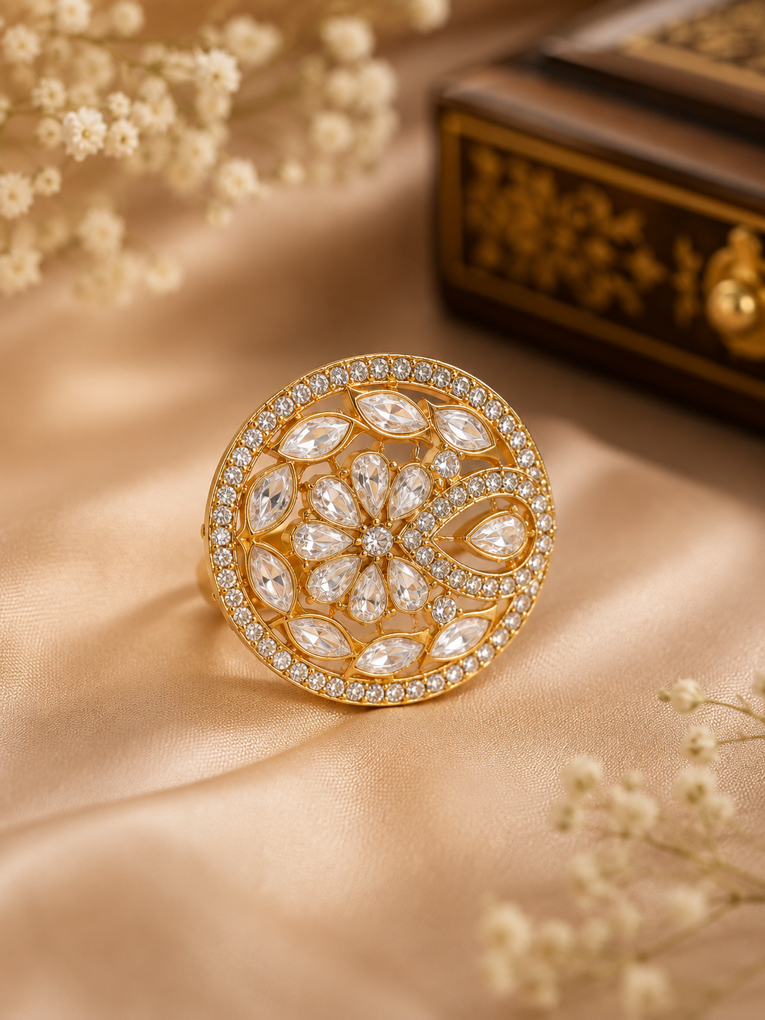 Moonlit Bloom Ring
