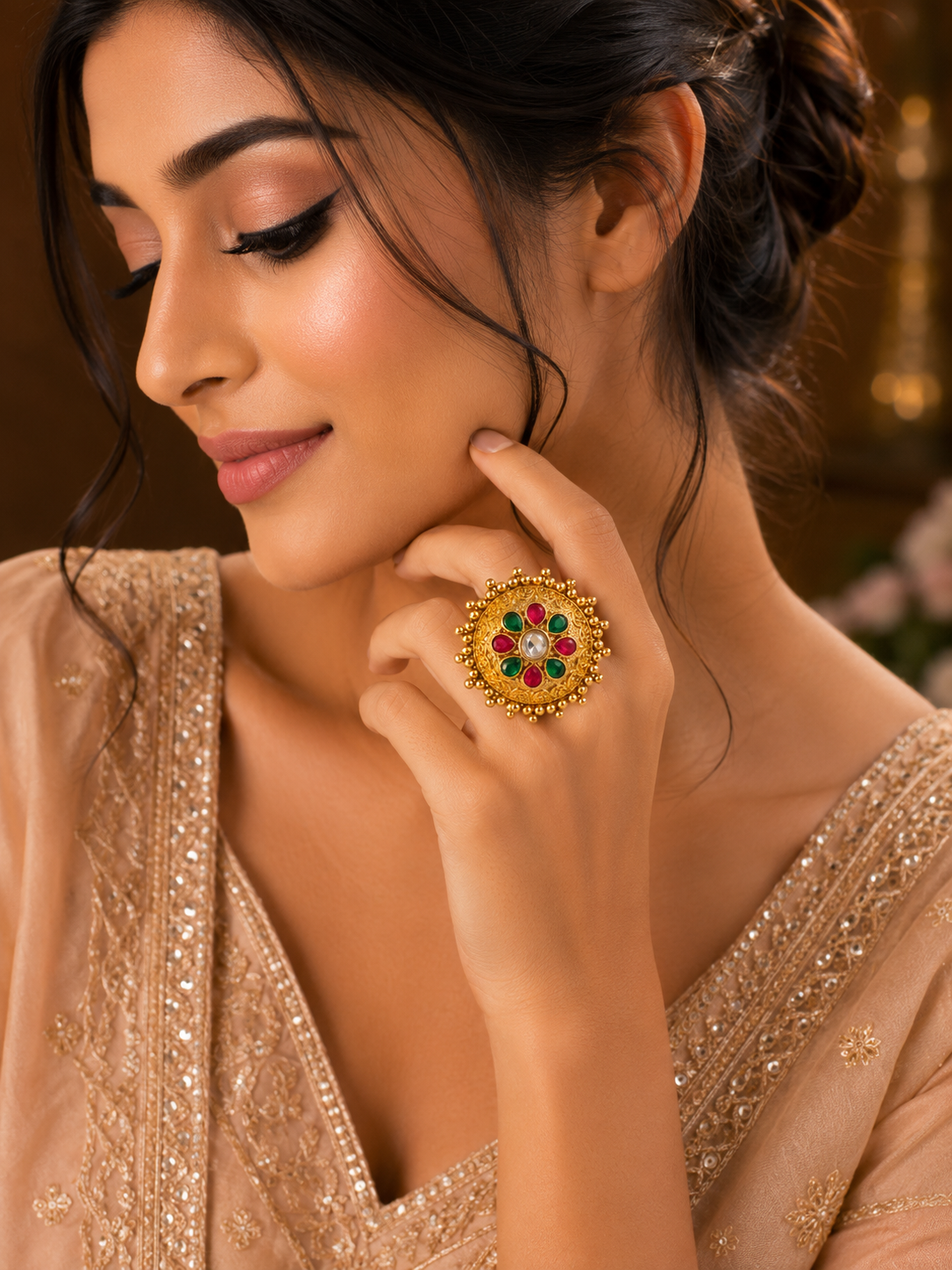 Rajwadi Treasure Ring