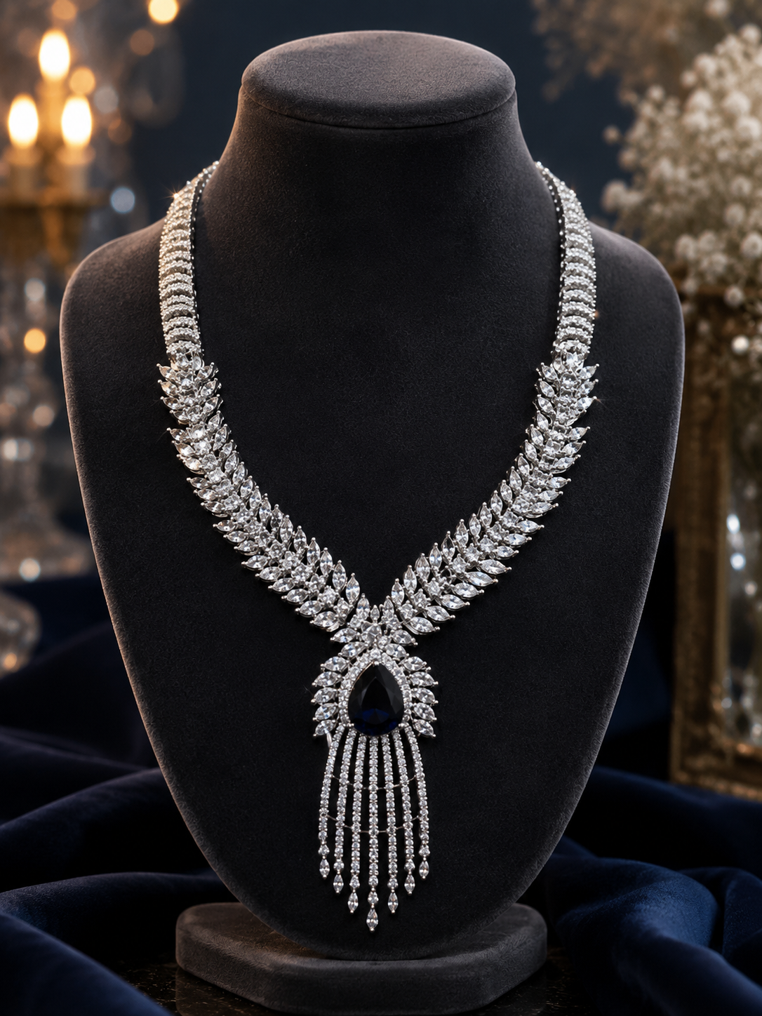 Midnight Sapphire Luxury Necklace