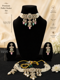 Royal Pastel Polki Pearl Choker Set