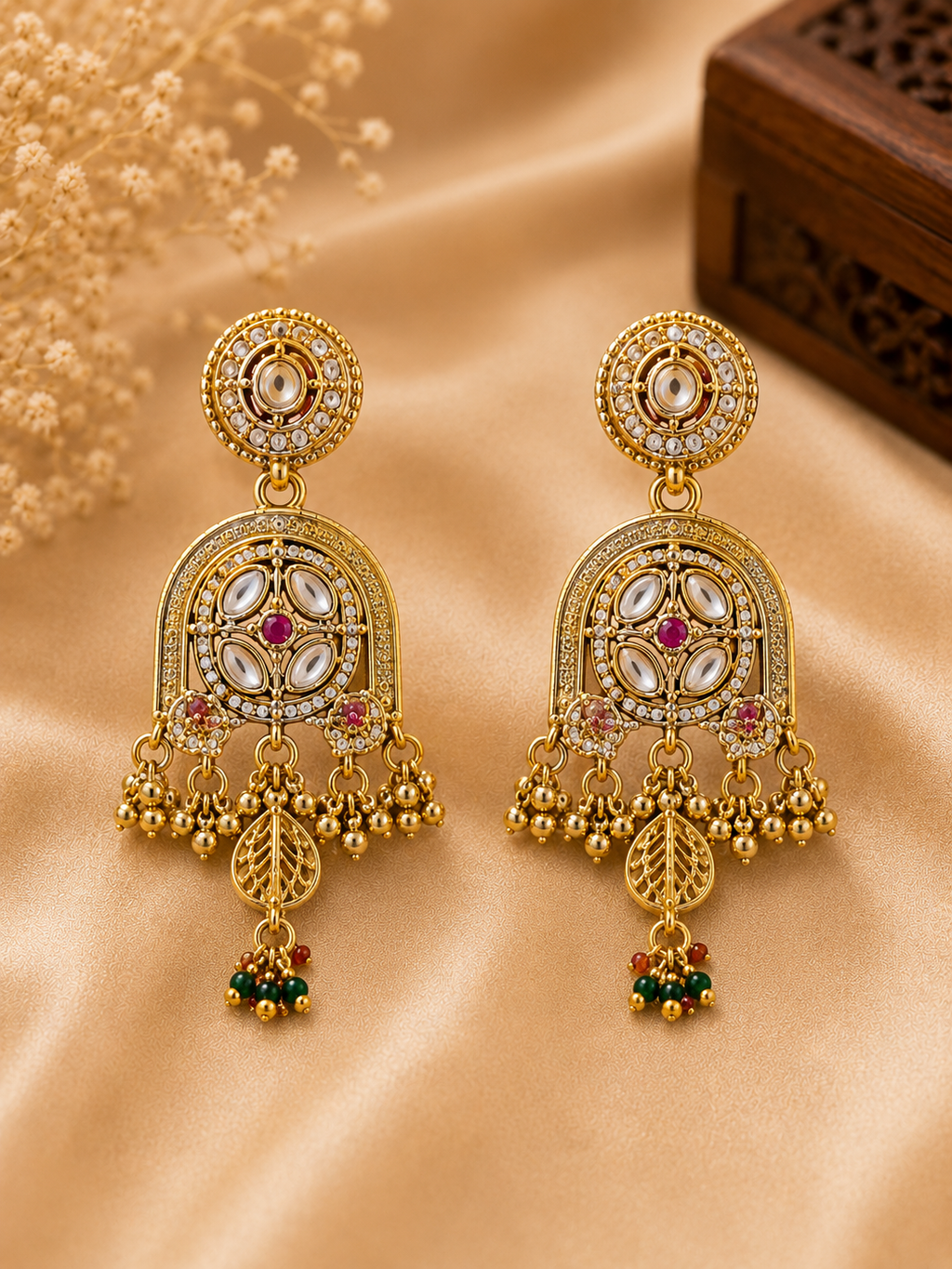 Royal Peacock Kundan Choker Set