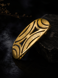 Imperial Greek Pattern Gold Cuff Bracelet