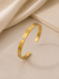 MISFITS Celeste Crystal Gold Cuff