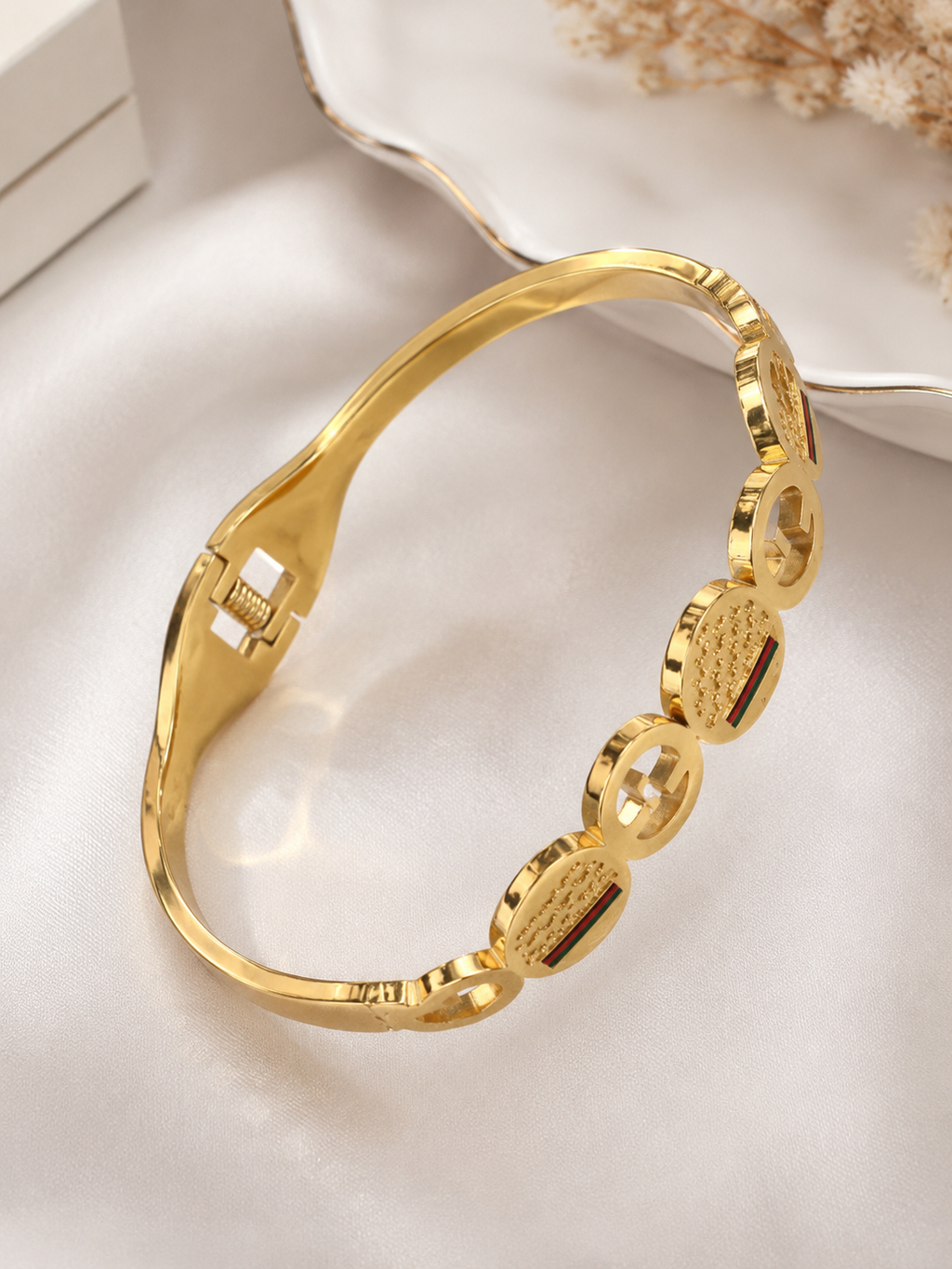 Luxe Harmony Gold Charm Bracelet