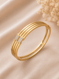 Celeste Spark Gold Cuff Bracelet