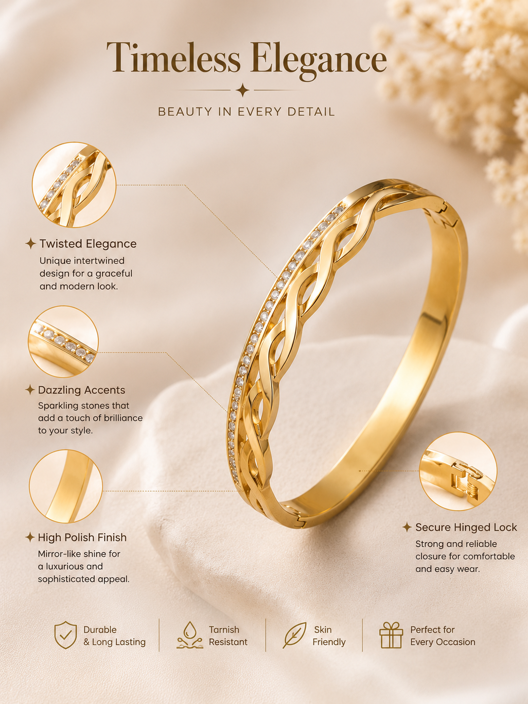 Aurora Twist Luxe Bracelet