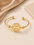 Celestia Orbit Gold Cuff Bracelet