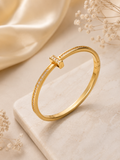 T-Bar Sparkle Gold Bracelet