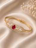 Royal Blossom Ruby Bracelet