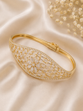 Royal Floral Lattice Gold Bracelet