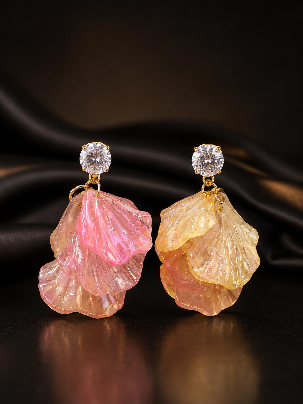 Praynil Aurora Petal Drop Earrings