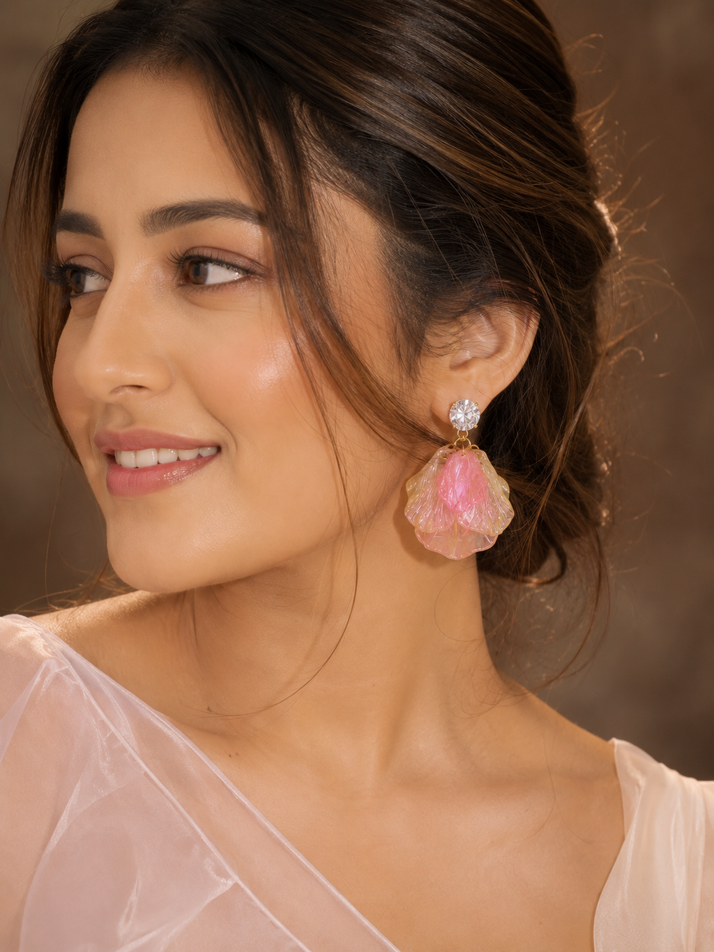 Praynil Aurora Petal Drop Earrings