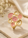 Praynil Blush Bloom Statement Ring