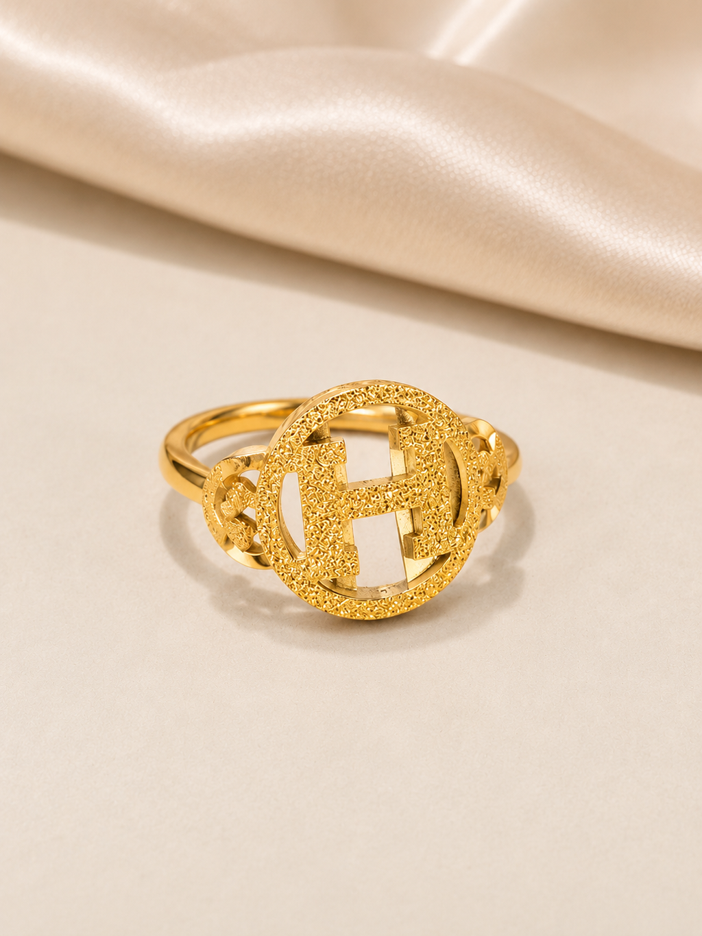 Imperial Monogram Gold Ring