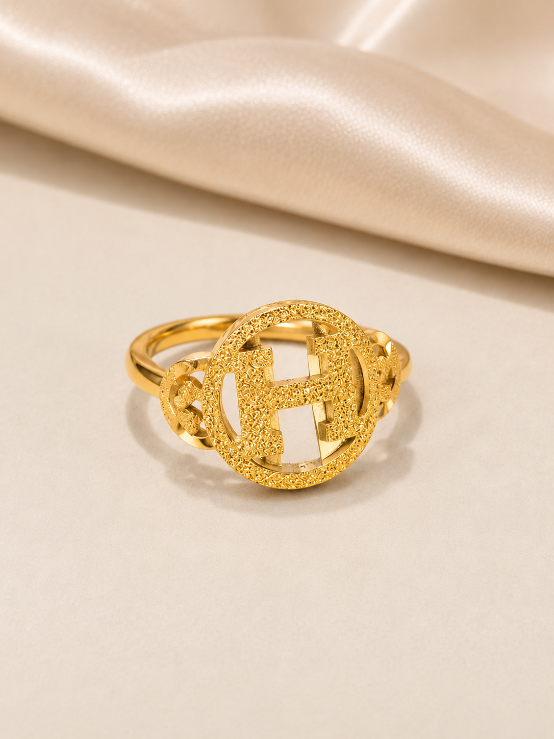 Imperial Monogram Gold Ring