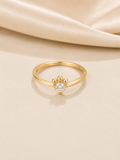 Celestia Solitaire Gold Ring