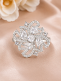 Praynil Royal Bloom Statement Ring