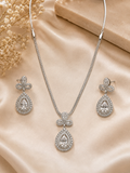 Elegant Teardrop Bloom Necklace Set