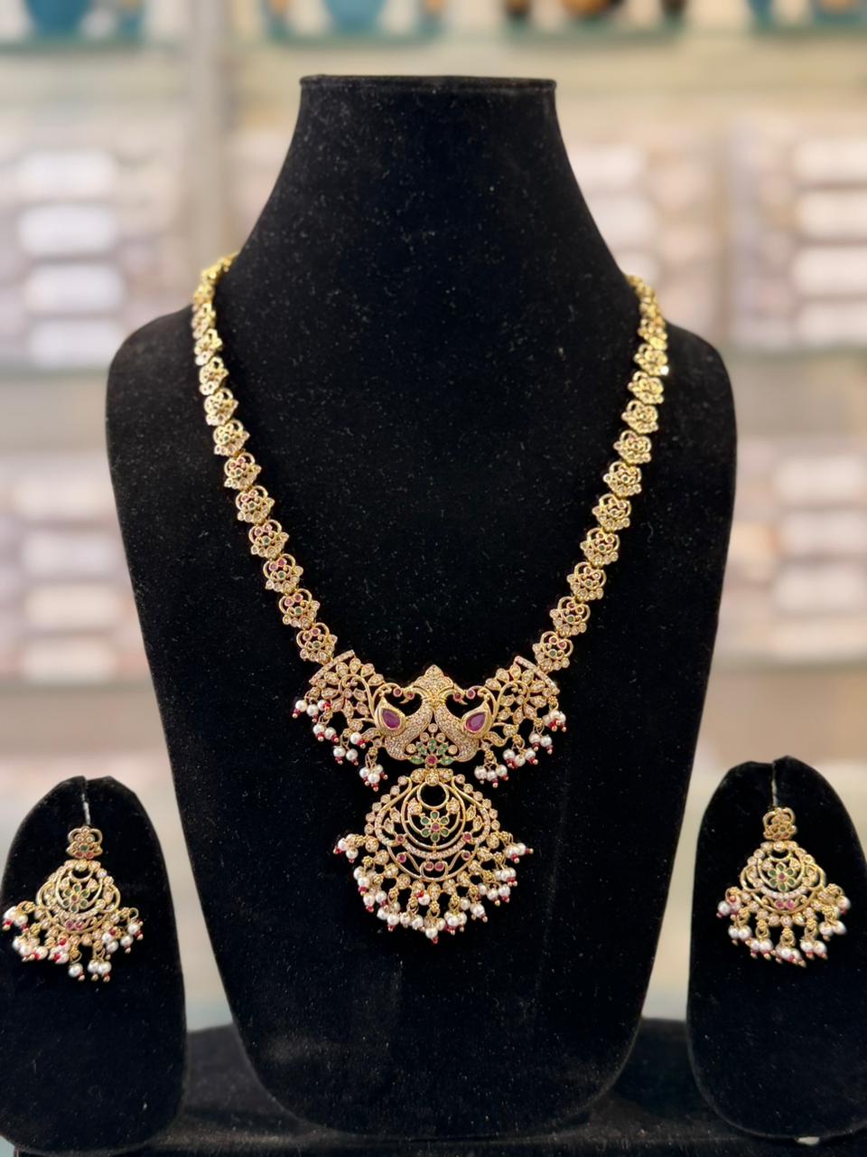 Varnika Peacock Bridal Set