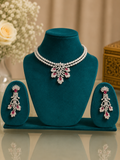 Ruby Blossom Diamond Choker Set