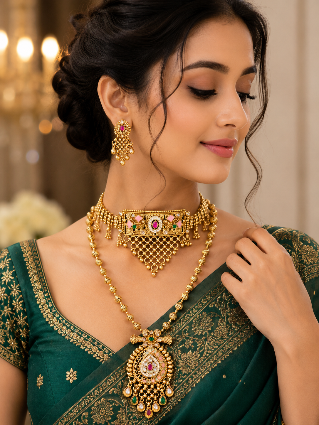 Royal Heritage Temple Necklace Set